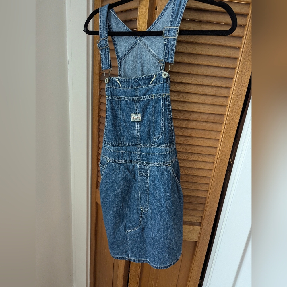 Vintage Denim Overall Dress